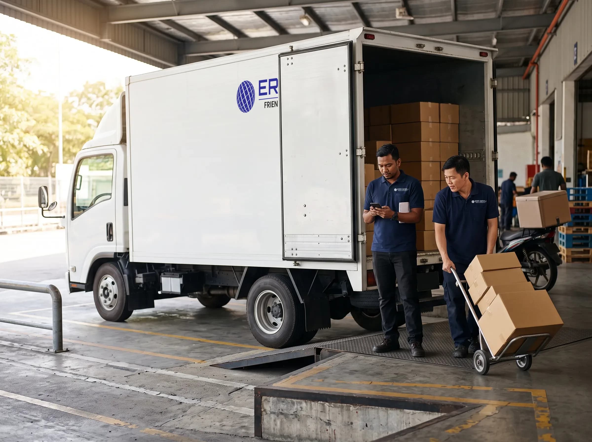 B2B logistics: an Era Baru crew member at work