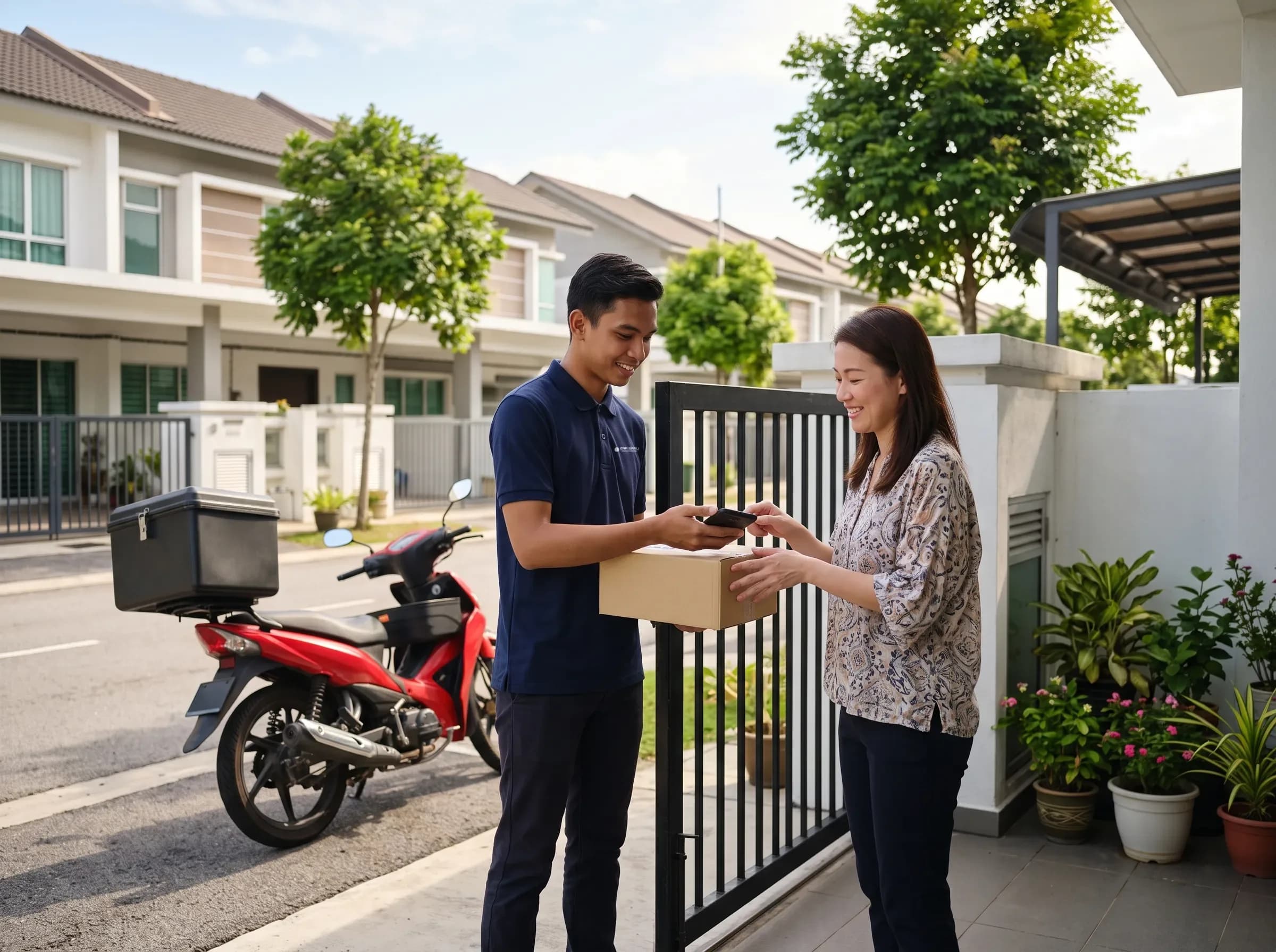 B2C logistics: an Era Baru crew member at work